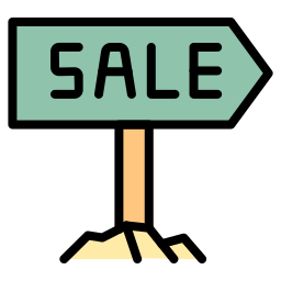 Sale board icon