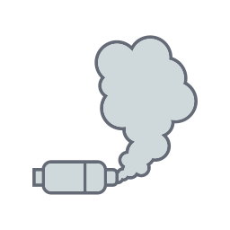Car emission icon