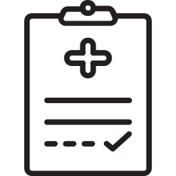 Medical report file icon