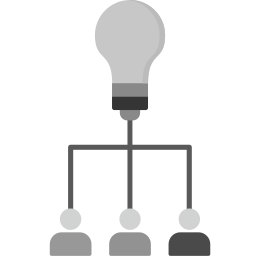 travail en équipe Icône