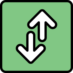 Up and down icon