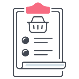 Shopping list icon