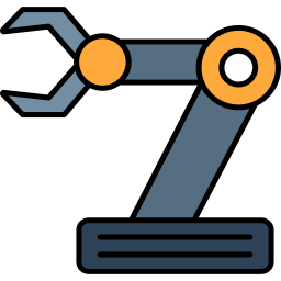 Robot arm icon