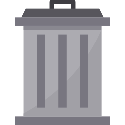 Trash bin icon