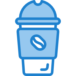 Ice coffee icon