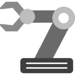 Robot arm icon