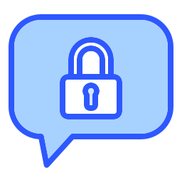 Locked chat icon