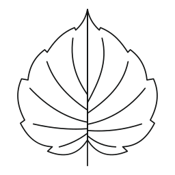 Hazel leaf icon