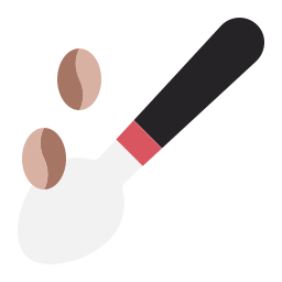 Coffee scoop icon