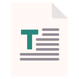 text icon