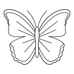 Big butterfly icon