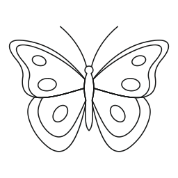 mariposa aphantopus icono