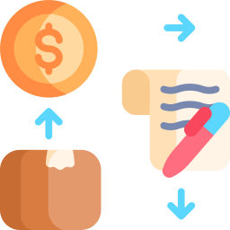 Delivery process icon