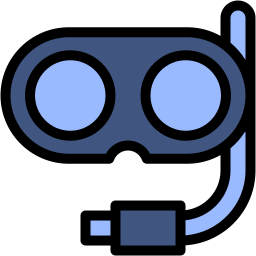 Diving mask icon