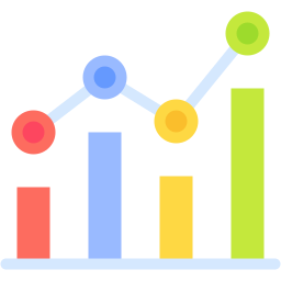 gráfico de barras icono