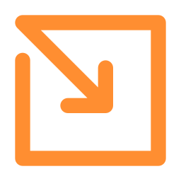 Down right arrow icon