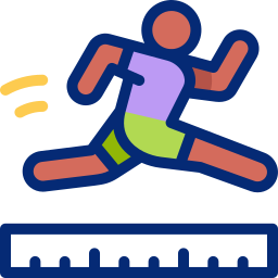 Long jump icon