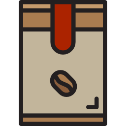 Coffee bag icon