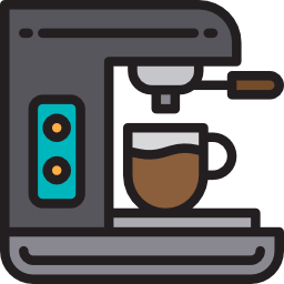 Coffee machine icon