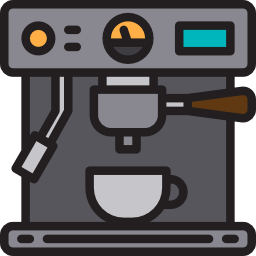 Coffee machine icon