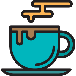 Hot coffee icon