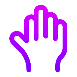 Raised hands icon