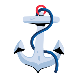kotwica łodzi ikona