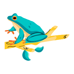 Tree frog icon