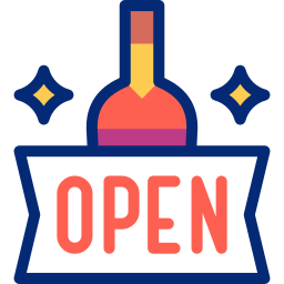 Открытый бар иконка
