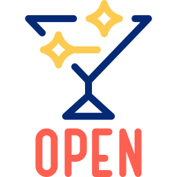 Открытый бар иконка