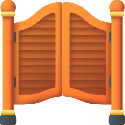 puerta de barra icono