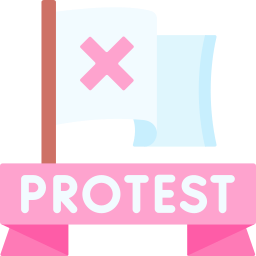 Акция протеста иконка