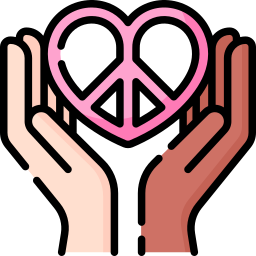 Peace sign icon