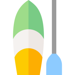 Paddle surf icon