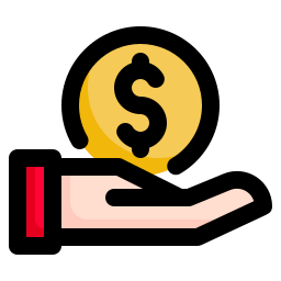 Cash receipt icon