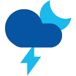 Thunder lightning icon