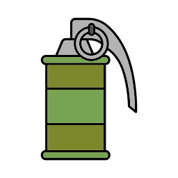 granada de humo icono