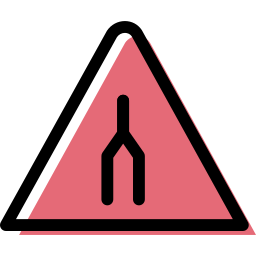 Traffic sign icon