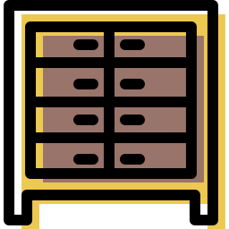 cassettiera icona