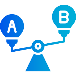 comparaison Icône