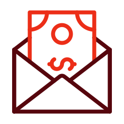 Salary mail icon