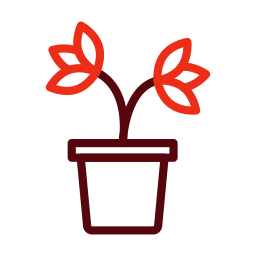 Pot plant icon