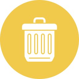 Waste bin icon