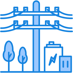 Electric pole icon