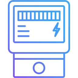 Electric meter icon