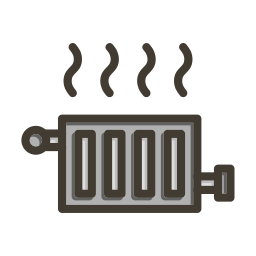 radiador icono