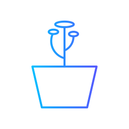 vaso para plantas Ícone