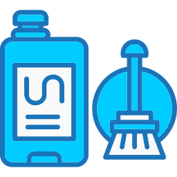 Cleaning tools icon