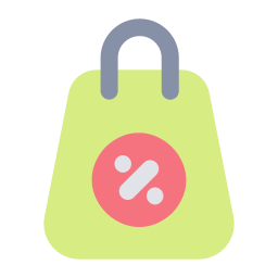 Discount bag icon