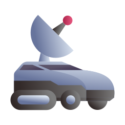 ruimte voertuig icoon